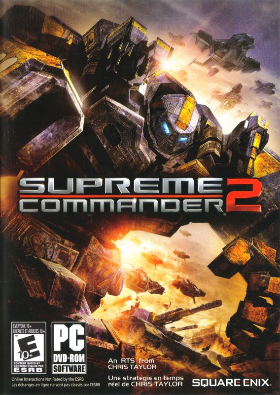 Supreme Commander 2 box art for Xbox 360